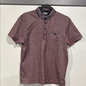 Men's Burgundy Polo Shirt